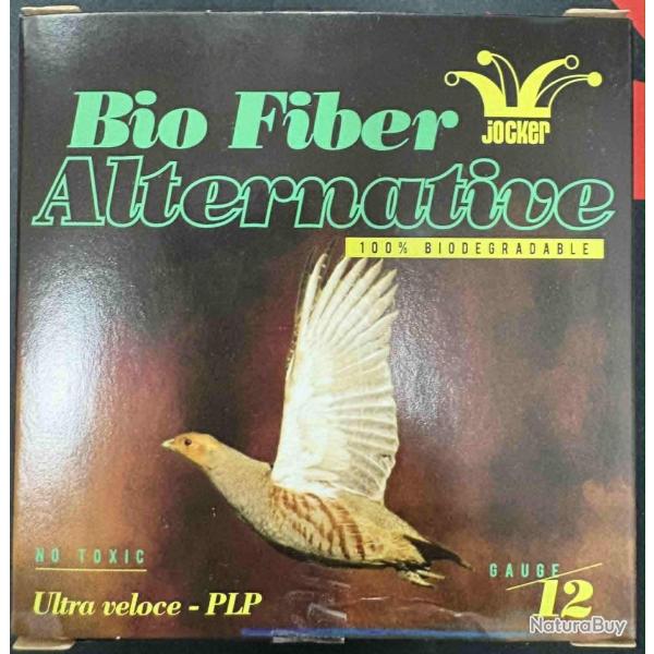 Cartouches JOCKER BIO FIBER ALTERNATIVE calibre 12/70 29g bg n�6plp x25