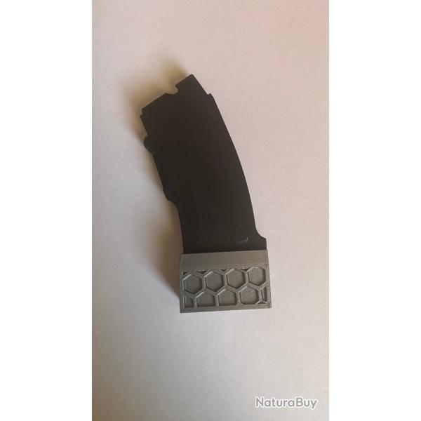 Talon de chargeur CZ455 CZ457 mod�le TCZ-Hexa (base pad) Gris