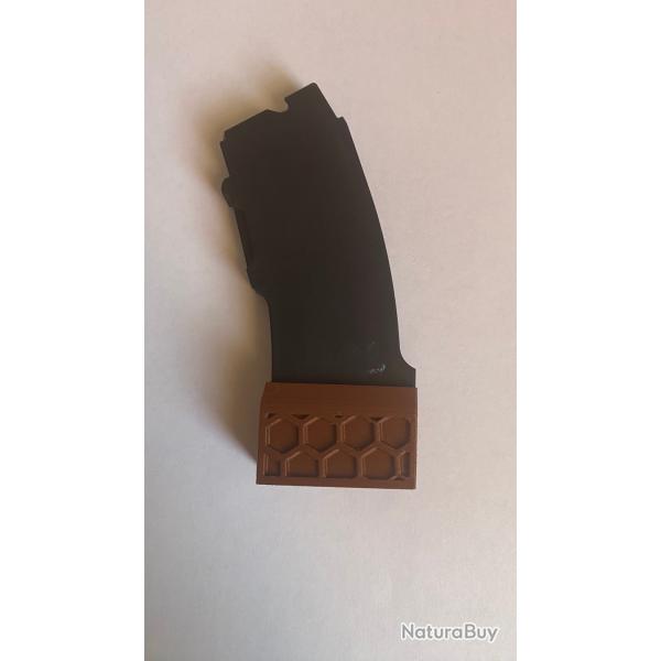 Talon de chargeur CZ455 CZ457 mod�le TCZ-Hexa (base pad) Marron