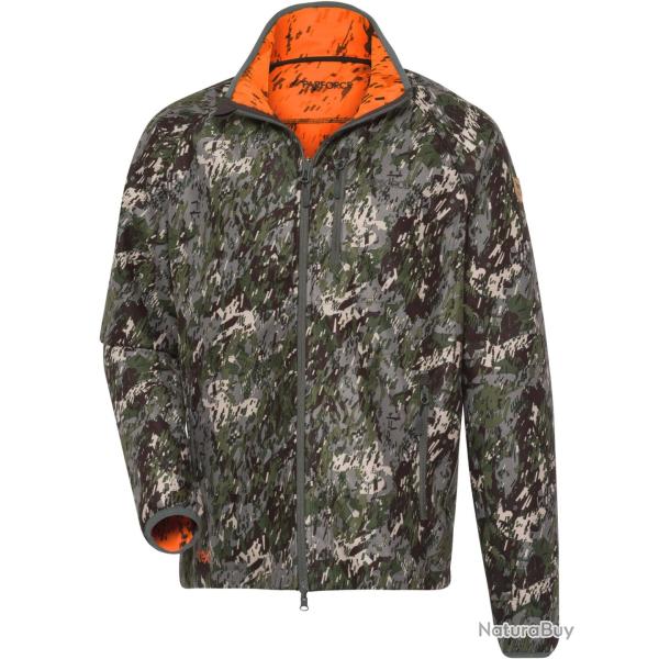 Veste polaire r�versible greenSphere Signal Couleur Camo vert orange
