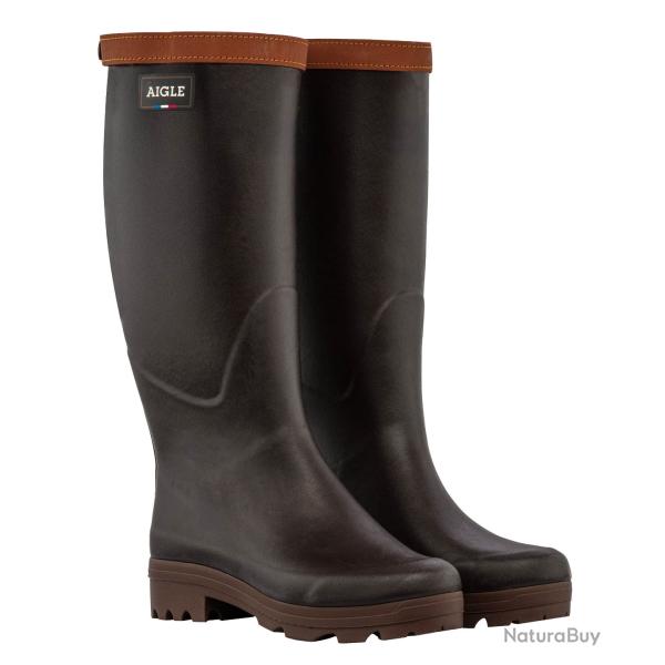 BOTTES CHAMBORD SIGNATURE DOUBLURE CUIR - AIGLE TAILLE 43