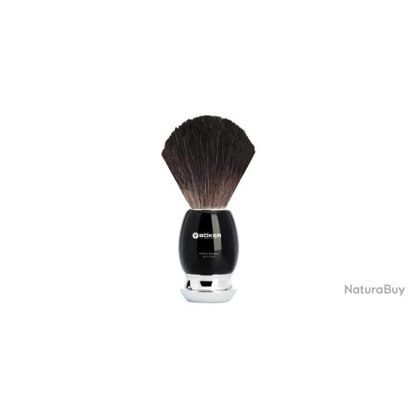 Blaireau Boker Classic Black - Poils synhttiques - Manche Synthtique