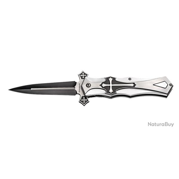 Bker Magnum Crusader - Lame 100mm - Manche Aluminium - Clip