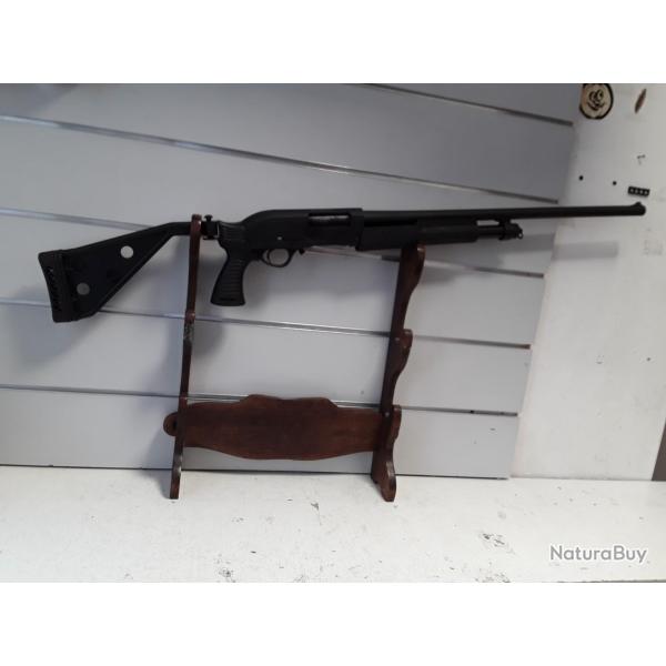 Fusil a pompe Hatsan ESCORT SFS PUMP ACTION cal.12/76 synthtique can.61cm + crosse pliante