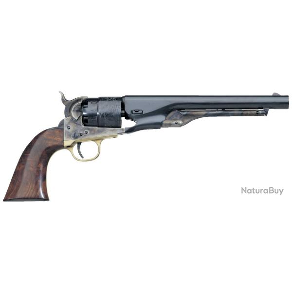 Revolver Uberti 1860 Army civil cal.44 canon rond 8" SA 6CPS finition bleu