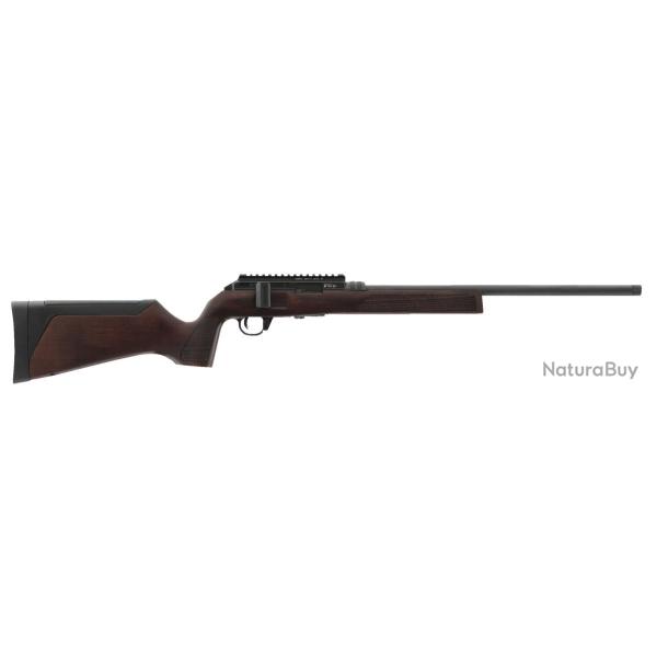 Carabine  rarmement linaire Hammerli force B1 classic brown bois cal.22LR canon 50.8cm filet