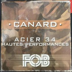 Cartouches FOB CANARD ACIER calibre 12/70 34g n&deg;0 x25