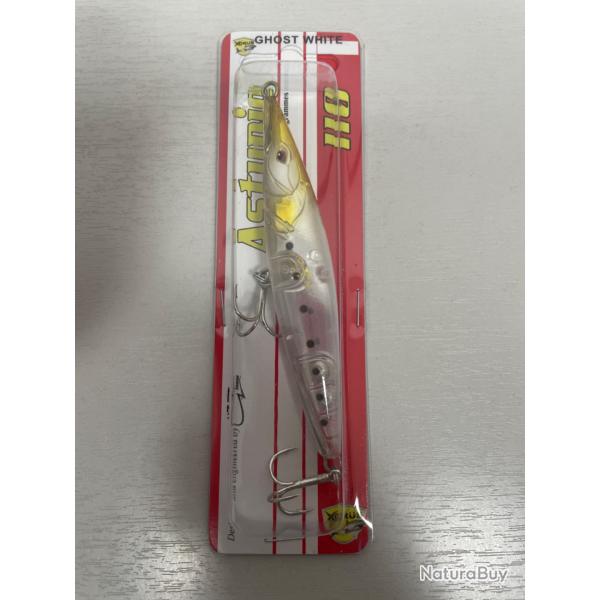!! Ope -45%!! LEURRE XORUS ASTURIE 110 15gr col GHOST white
