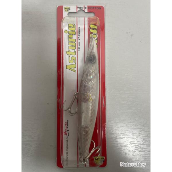 !! Ope -45%!! LEURRE XORUS ASTURIE 130 27gr col White cotton