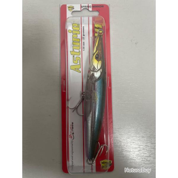 !! Ope -45%!! LEURRE XORUS ASTURIE 130 27gr col spring minnow