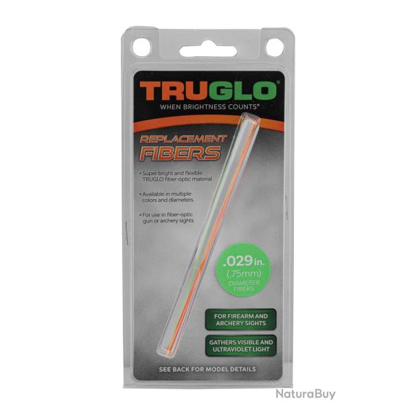 Set de 5 fibres optique fluo monocolore assorties 0,75mm