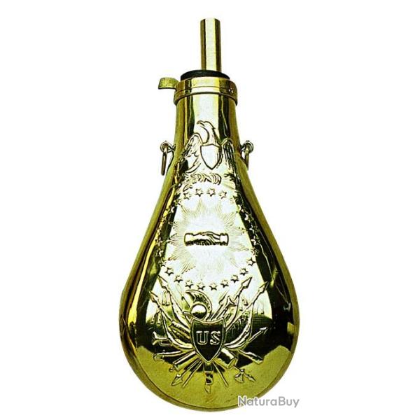 Poire � poudre Zouave en laiton cal. .58