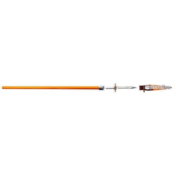 Epieu de battue HOURVARI le traqueur manche orange