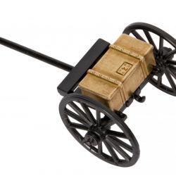 R&eacute;plique d&eacute;corative Denix avant train Canon Guerre Civile 1857