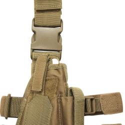 Holster de cuisse r&eacute;glable Viper coyote