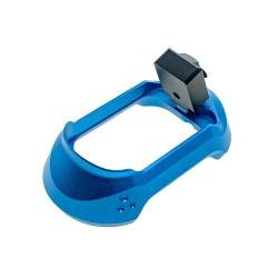 Magwell Match Grade T01 en aluminium pour AAP-01 BLEU