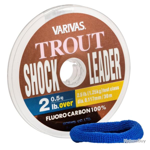 VARIVAS TROUT SHOCK Leader FLUORO 0,12 (2lb) 30m