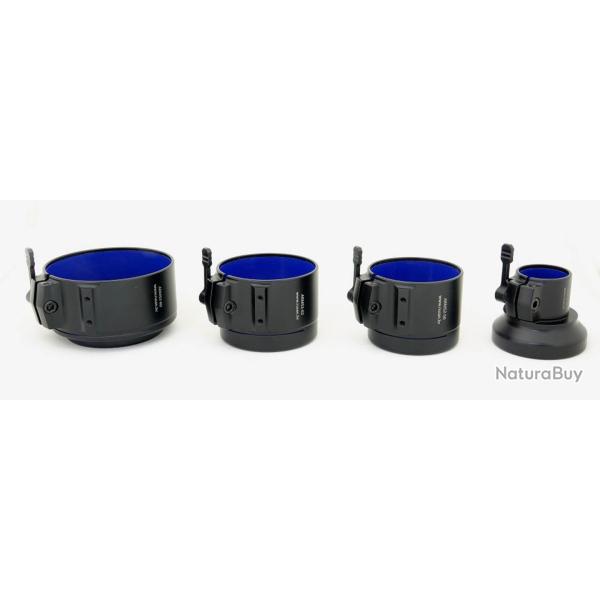 Rusan adaptateur monobloc pour clip-on vision thermique pour Pixfra Chiron... � 30mm