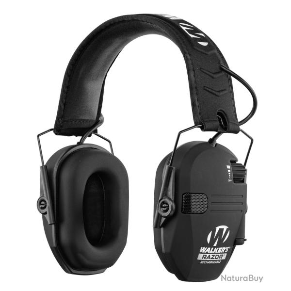 Casque antibruit actif amplifi� rechargeable Walker Razor,