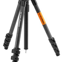 Tr&eacute;pied de tir KJI K800 Carbone sans t&ecirc;te, TREPIED KJI K800 CARBONE