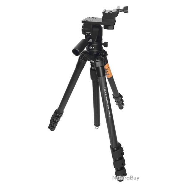 Combo ARCA SWISS Trpied de tir KJI K800 Carbone , KJI K800 Carbone + Reaper ARCA SWISS