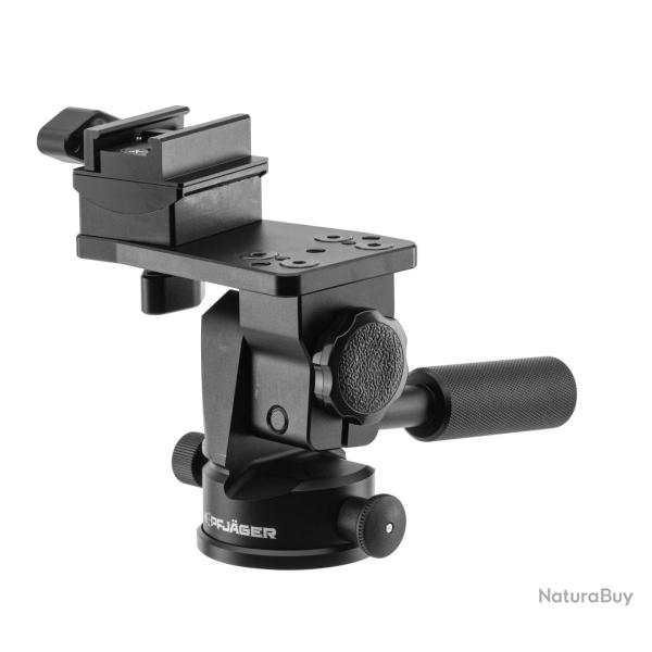 Syst�me REAPER Rail Picatinny pour montage sur tr�pied, TETE COMPLETE REAPER RAIL PICATINNY
