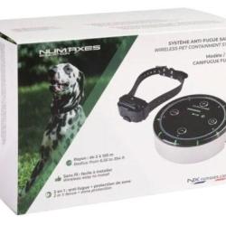 NUM'AXES - Syst&egrave;me anti-fugue sans fil CANIFUGUE FUG1034 (Borne sans fil + collier) Num'Axes Canifug