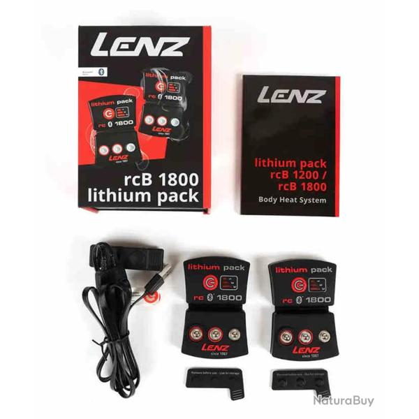Batteries Heat - Pack de rechange Lithium RCB 1800 - Lenz BATTERIE LENZ LITHIUM PACK RCB 1800 USB PO