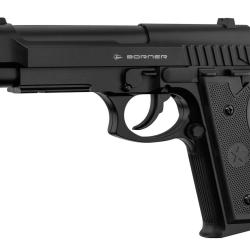 Pistolet airgun Borner 92M en polym&egrave;re CO2 calibre 4.5 mm (.177) BB's
