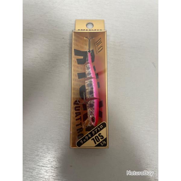 !! Ope -45%!! LEURRE DUO RYUKI QUATTRO 70s 5.7gr col pink yamame