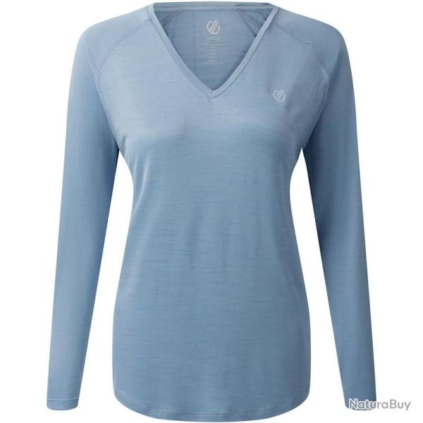 T shirt manches longues Dare2b Discern Tee Women bleu