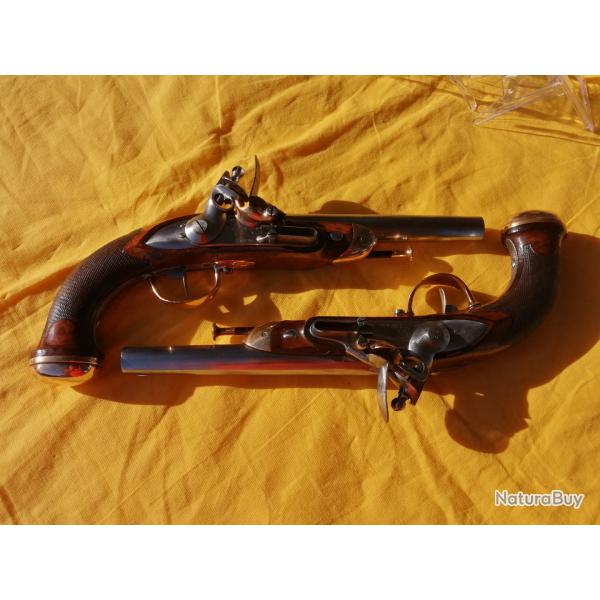 PAIRE DE PISTOLETS OFFICIER Mle 1816