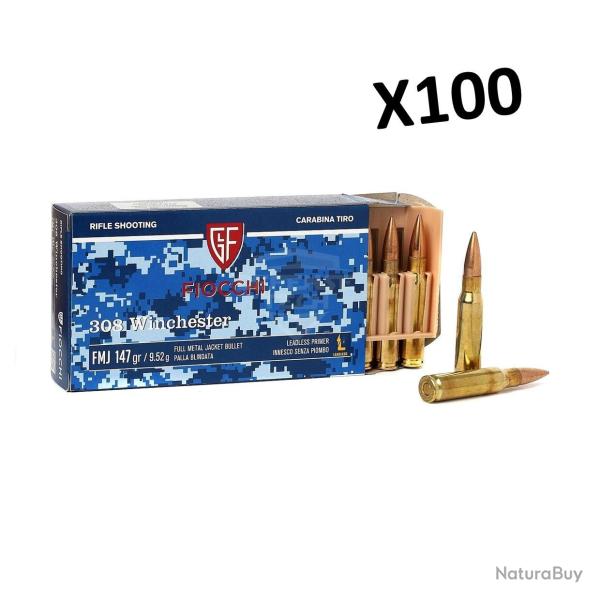 FIOCCHI cal.308 WIN 147gr FMJ x100
