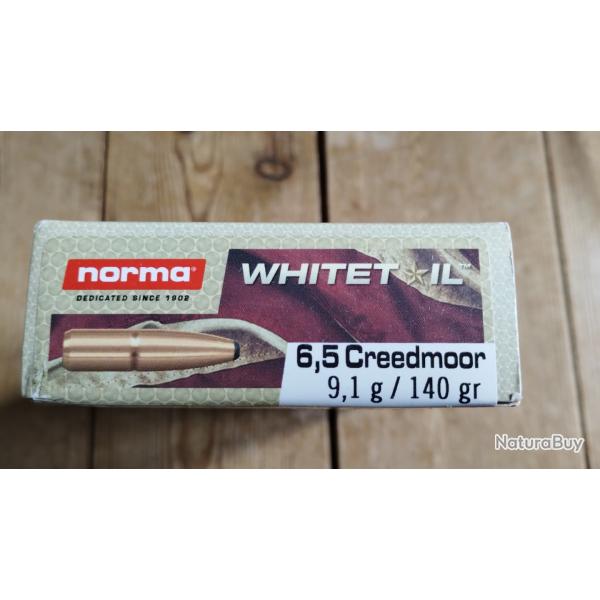 6.5 Creedmoor Norma whitetail 140gr bte 20