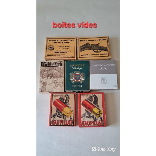 Bote vide de collection