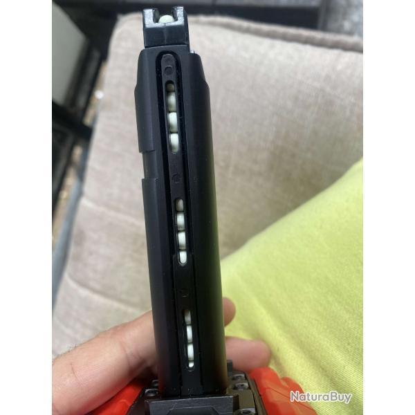 Chargeur drum 350 bbs double bell pour aap01 /glock17