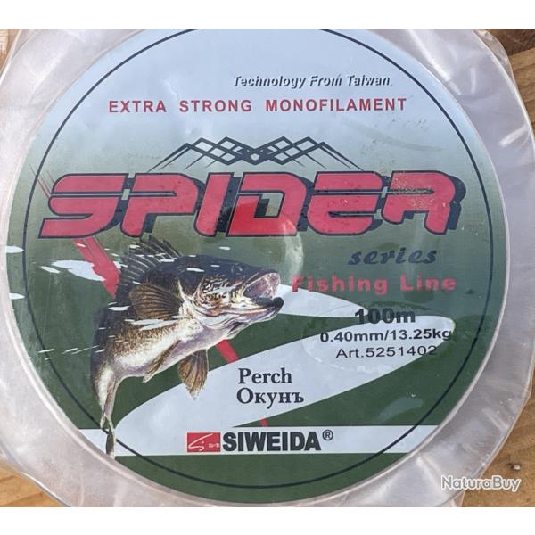 FIL DE PECHE POUR LA PERCHE 0,40 mm  13,25 kg