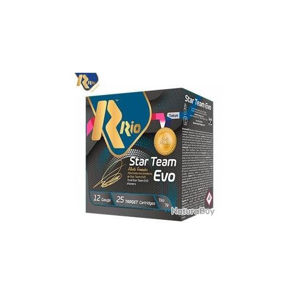Cartouches RIO STAR TEAM EVO calibre 12/70 28g n�7.5 x25