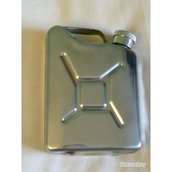 Flasque en acier inoxydable en forme de jerrican - contenance 5 oz