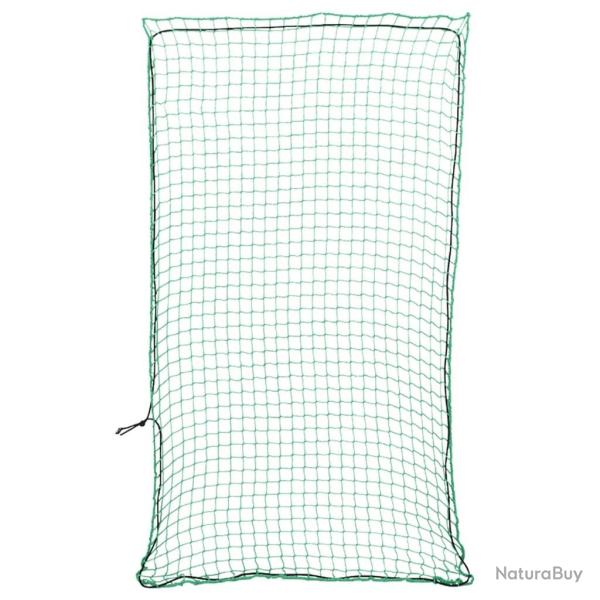 Filet pour remorque avec corde �lastique vert 3x1,65 m PP