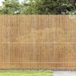 Cl&ocirc;ture en bambou Naturel 400 x 150 cm Bambou