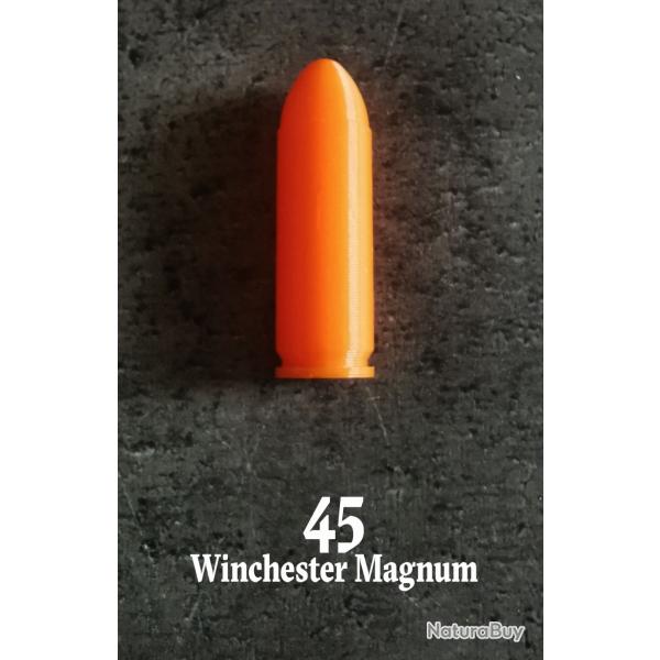 Lot de 5 Douilles Amortisseur, tir � sec 45 Winchester Magnum