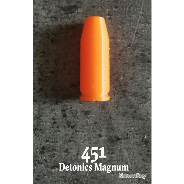 Lot de  Douilles Amortisseur, tir  sec 451 Detonics Magnum