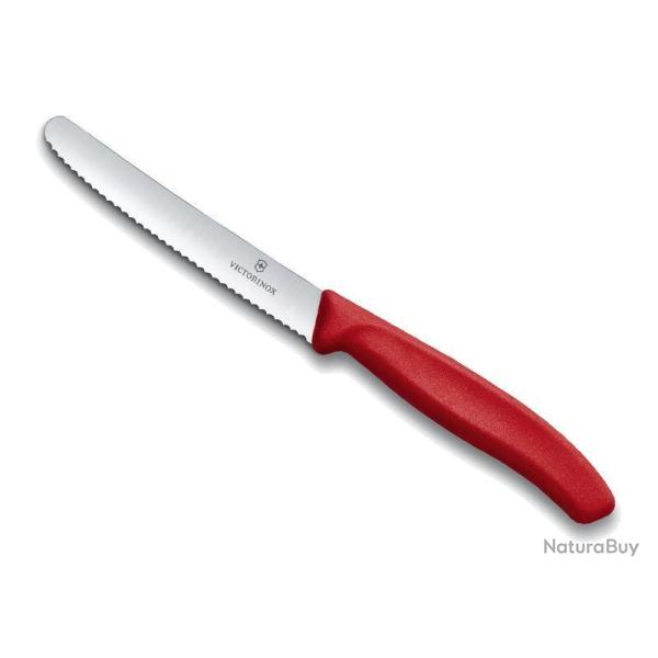 COUTEAU TOMATE VICTORINOX SWISSCLASSIC 11CM ROUGE