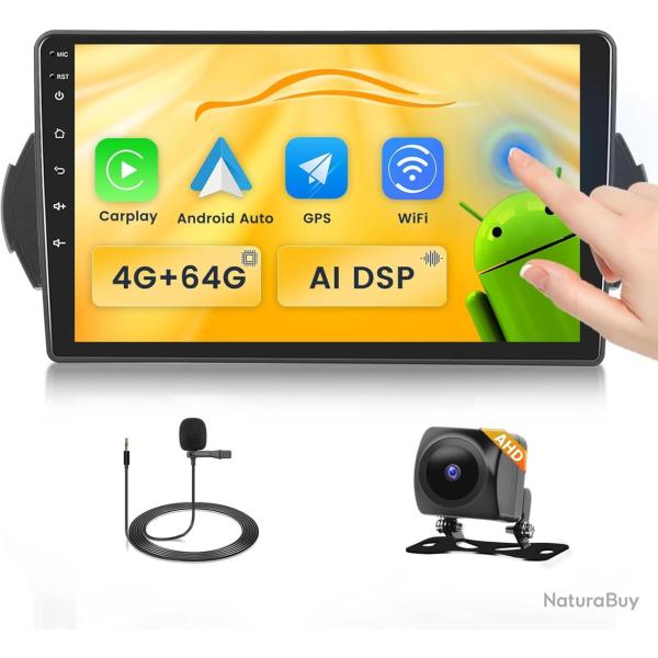 Autoradio 4G+64G pour Fiat Egea 2015 - 2020 Wireless Carplay&Android Auto, 9'' IPS Touch Screen Radi