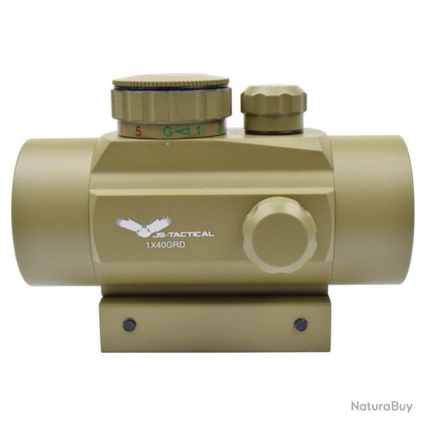 Point Rouge / Vert 40mm (JS Tactical) D�sert
