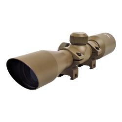 Lunette 4x32 Compact w/ Anneaux Desert (JS Tactical)