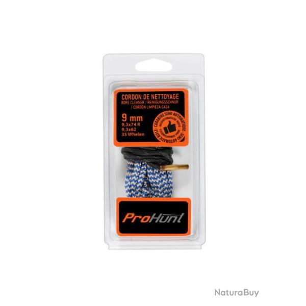 Cordon de nettoyage type "boresnake" 9mm Pro Hunt (9.3x62 9.3x74r 35 Whelen...)