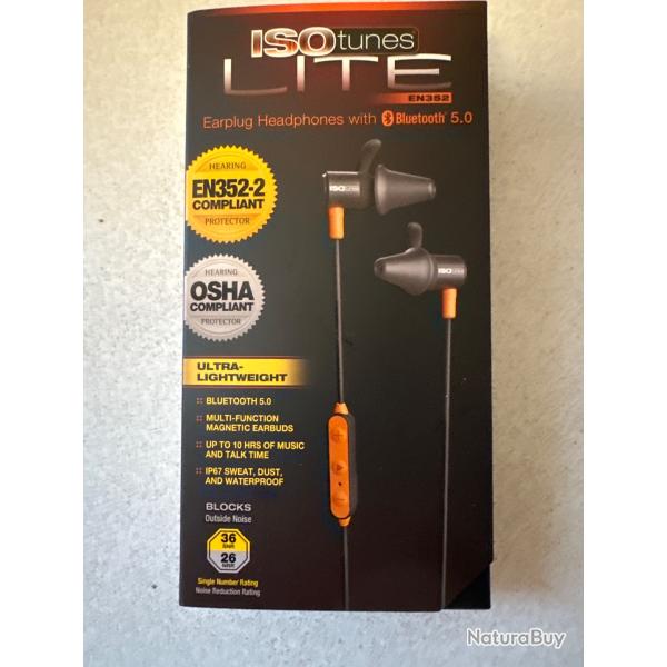 Casque protection tir et chasse ISOtunes