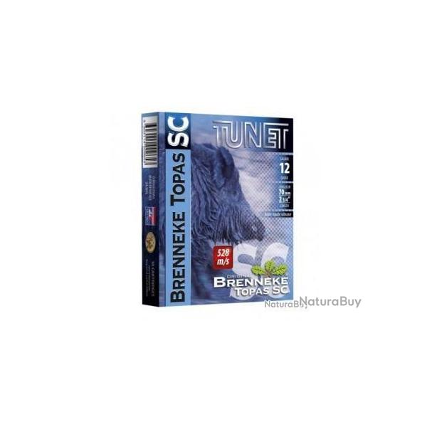 CARTOUCHE TUNET BRENNEKE TOPAS SC calibre 12/70 x10